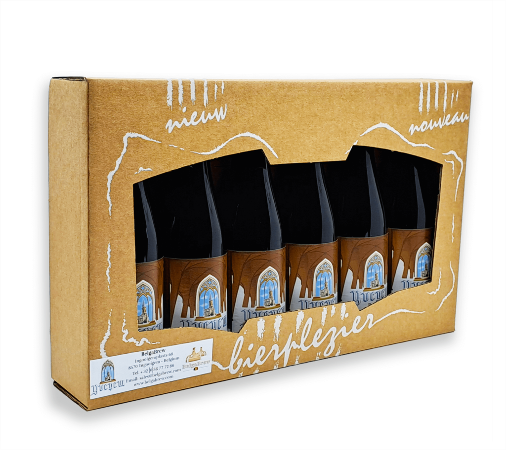 Yvegem BelgaBrew Bierdoos Bruin