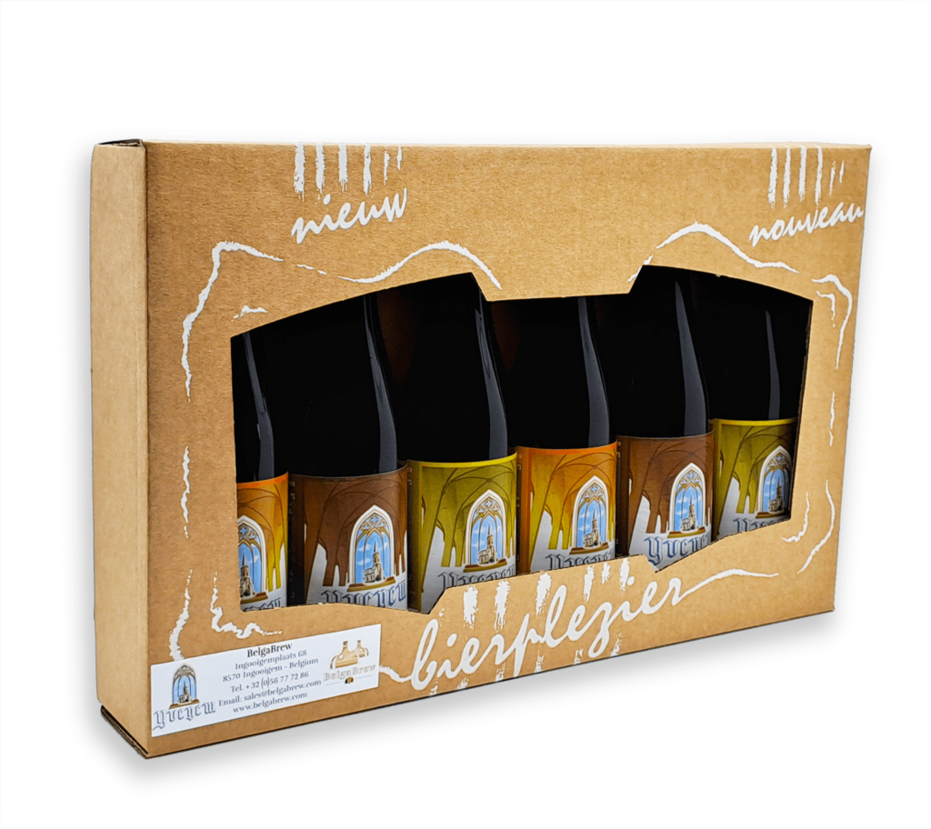 Yvegem BelgaBrew Mix Bierdoos Blond en Bruin en Tripel